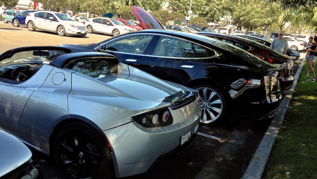 Tesla Roadster Silver