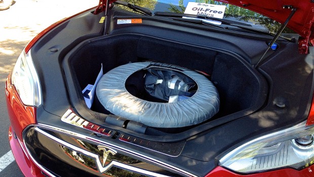 Tesla Model S Spare Tire Frunk