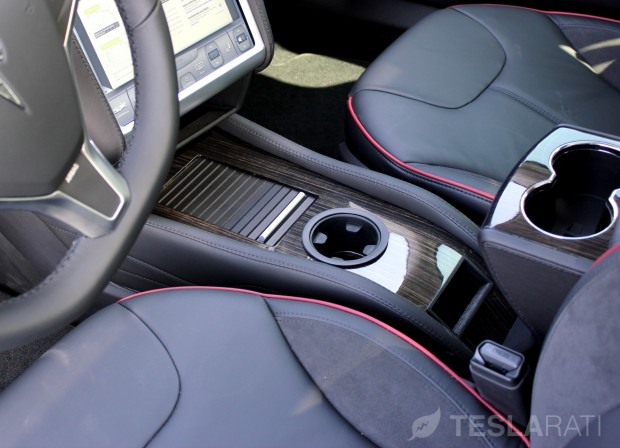 Teslaccessories Model S Center Console Insert Leather Match
