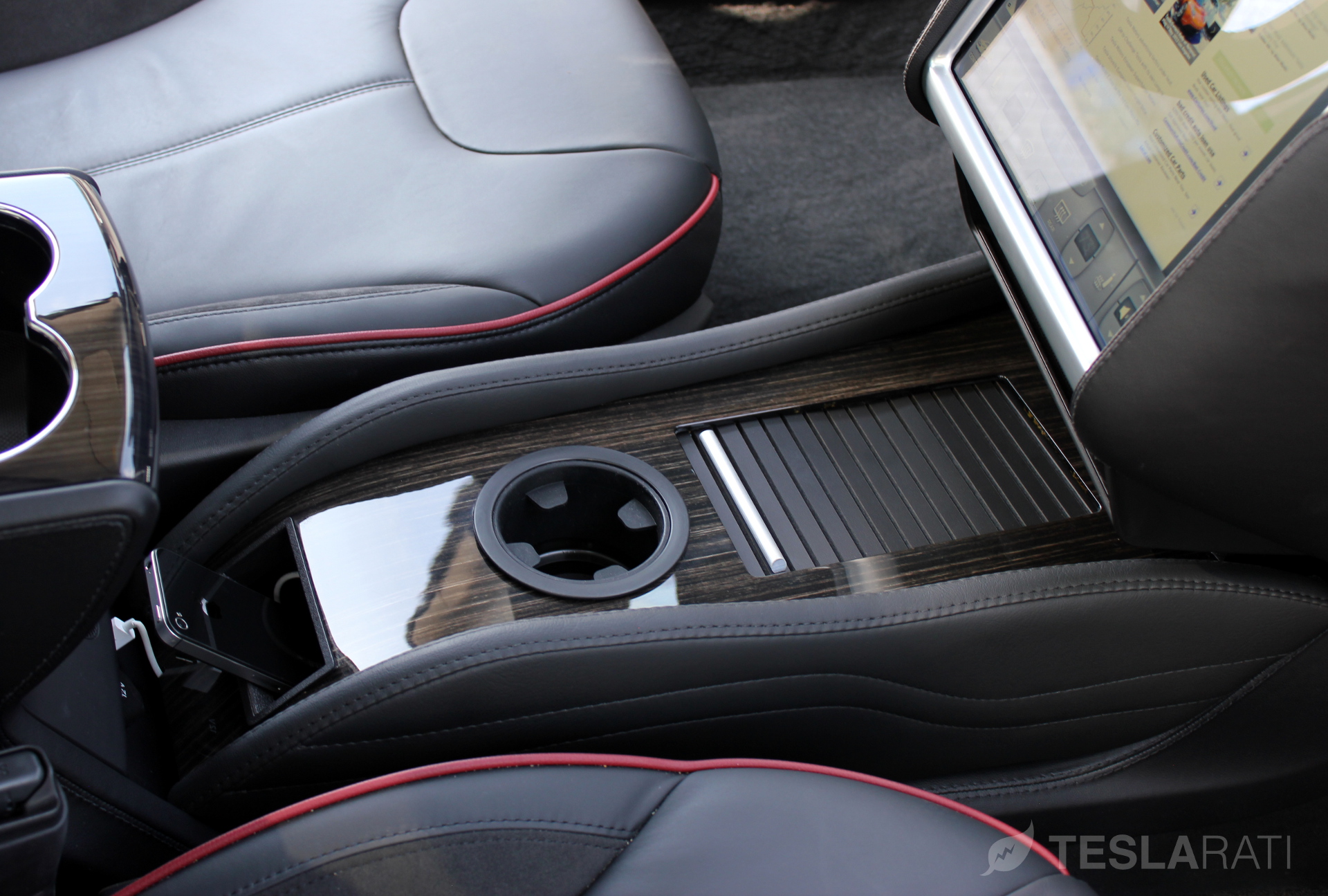 Tesla Model S Center Console Insert (CCI) Secured Storage