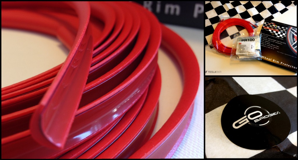 Rimblades Alloy Wheel Rim Protectors Red