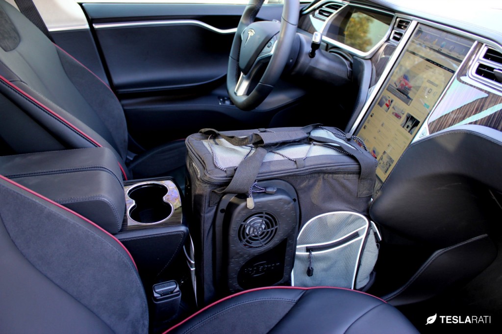 Tesla Model S Front Trunk Electric Cooler Organizer