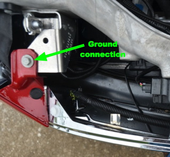 Tesla Model S Lighted T Ground Connection