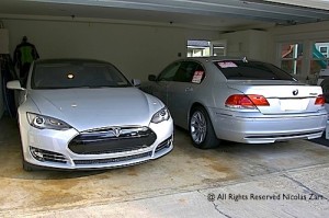 Tesla Model S replaces Bimmer