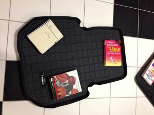 Tesla Model S Delivery Preparations: All weather mats