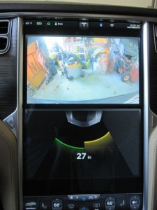 Tesla Model S Parking Sensors with Rear Camera