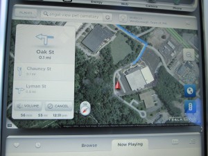 Tesla Model S Navigation Satellite