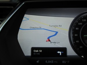 Tesla Model S Navigation