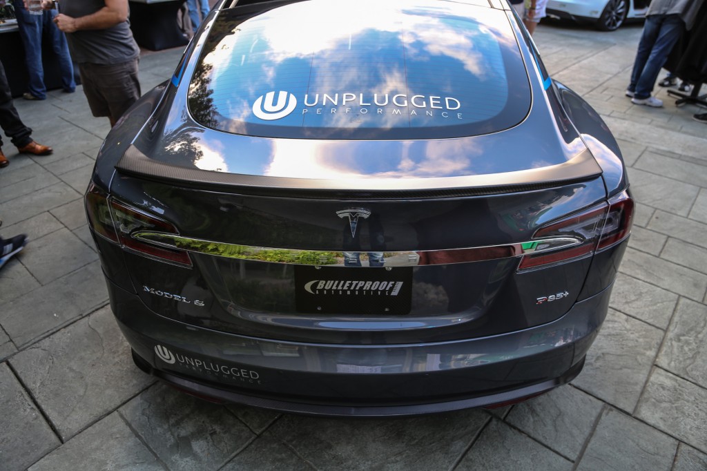 Unplugged Performance Tesla Model S Rear Carbon Fiber
