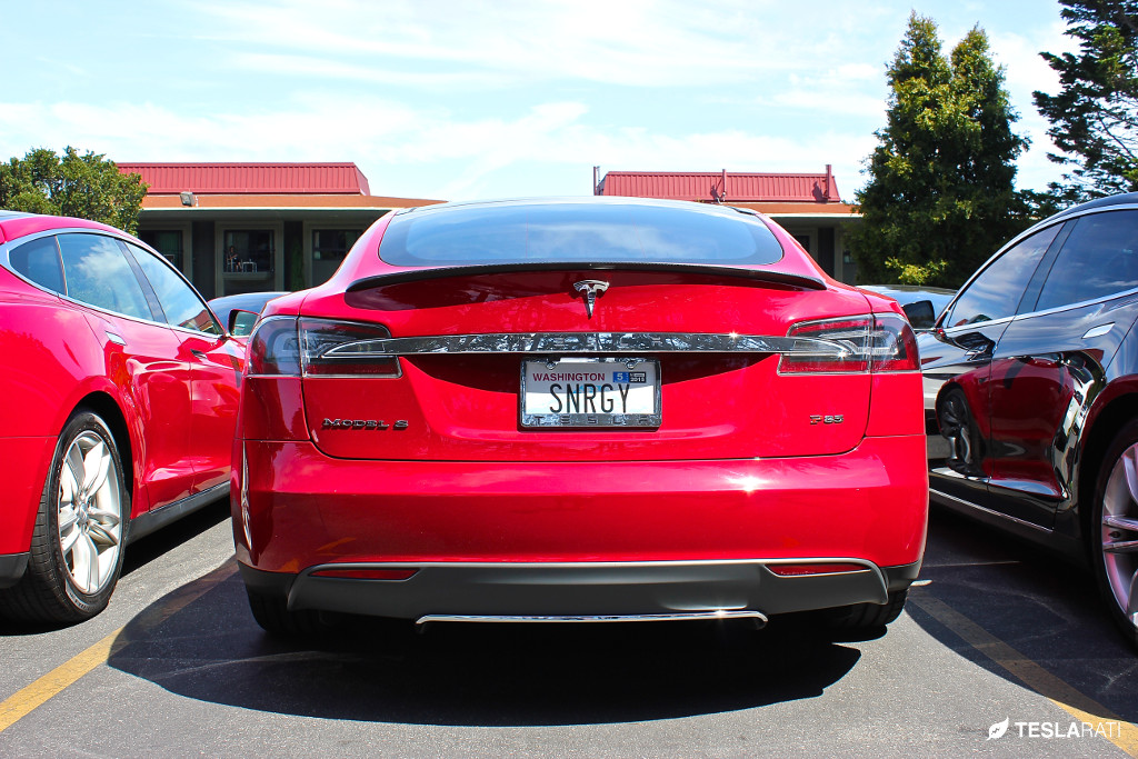 Tesla Vanity Plate "SNRG"