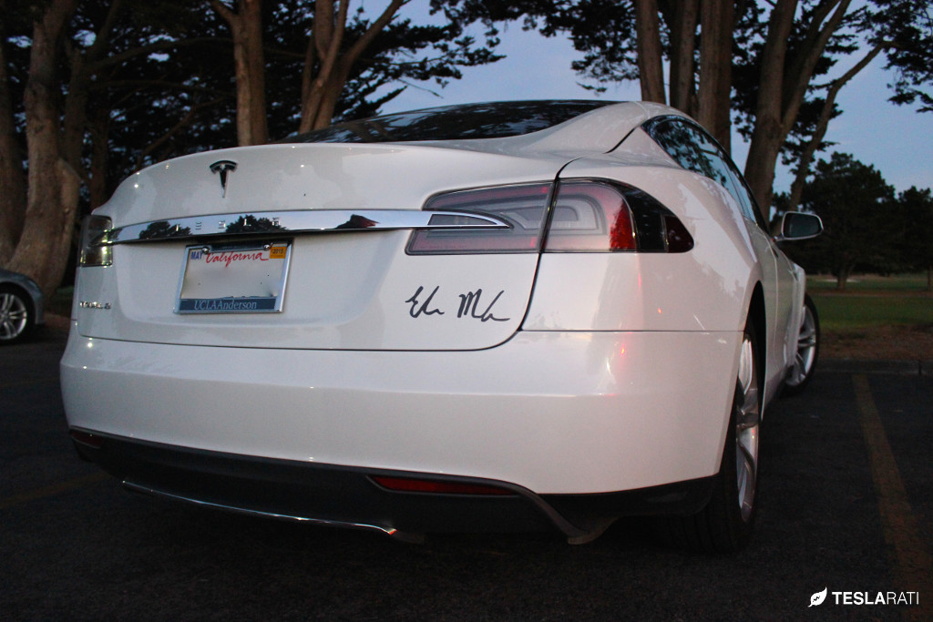 Tesla Vanity Plate (Elon Musk Signed)