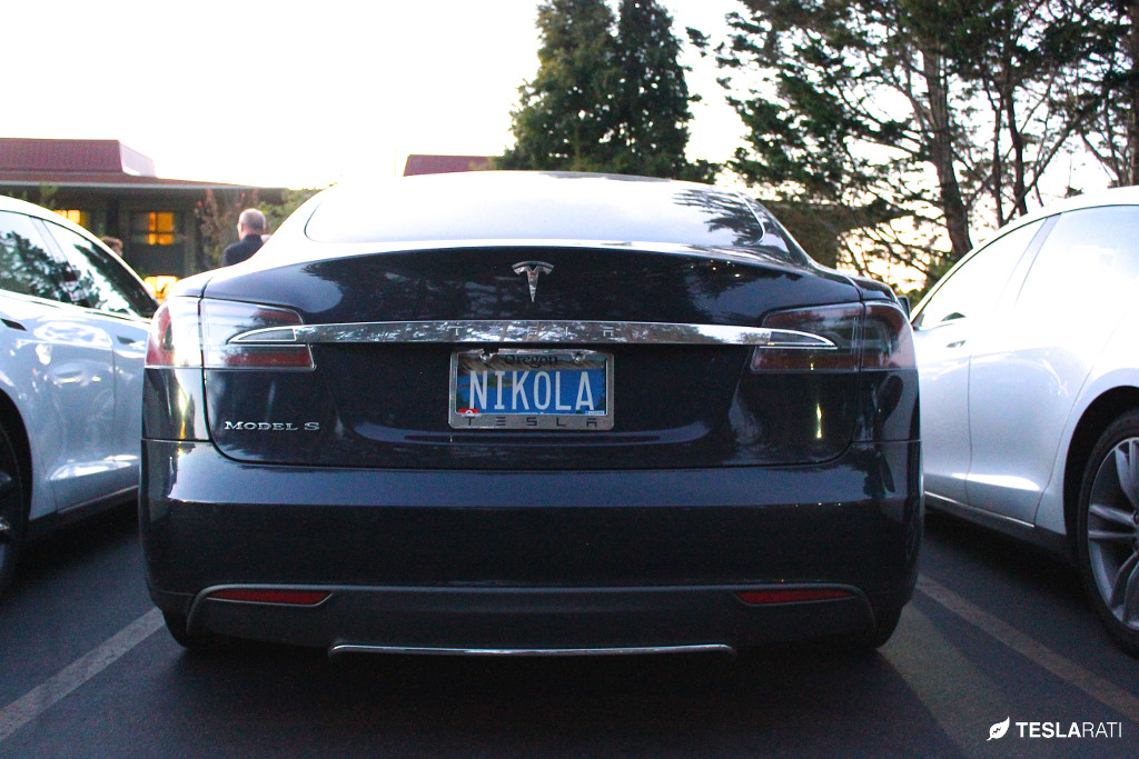 Tesla Vanity Plate "NIKOLA"