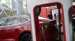 Tesla Supercharger in China