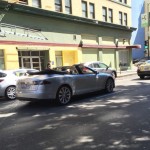 Tesla Model S convertible on the streets of San Francisco