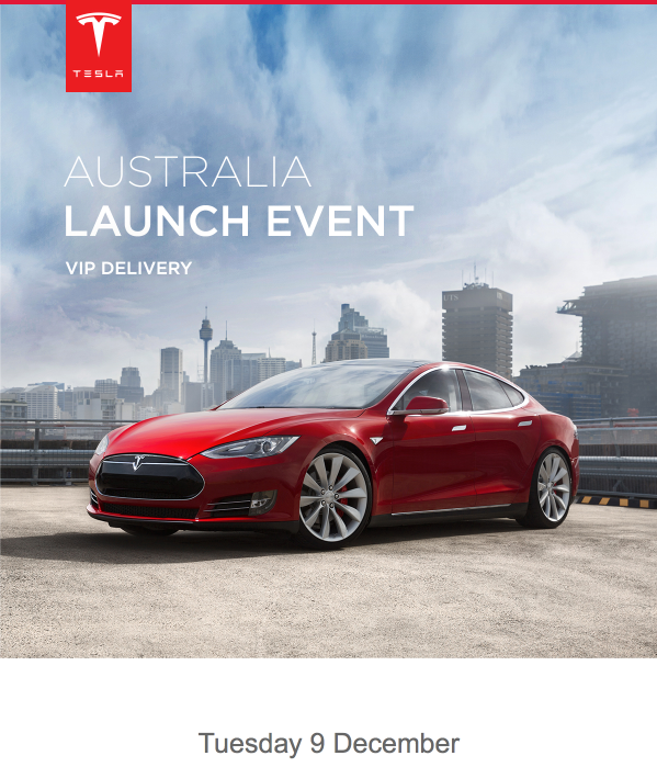 Tesla Australia Launch Event