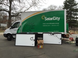 SolarCity Panel Staging