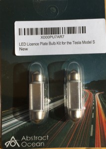 LED License Plate Bulb Kit for the Tesla Model S