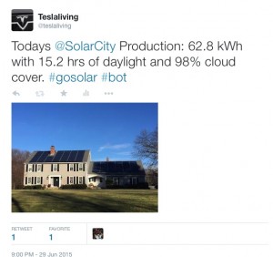 Automated Solar Tweets