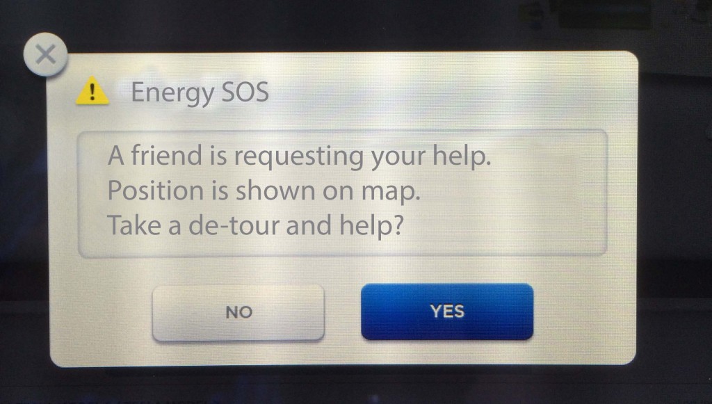 "Energy SOS" popup (Photoshopped)