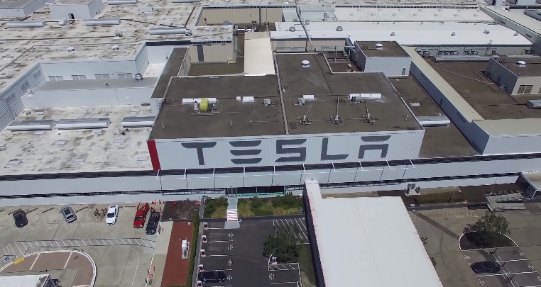 Tesla-Fremont-Factory-Drone