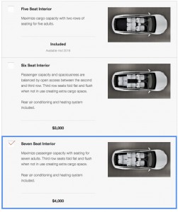 Model X Seating