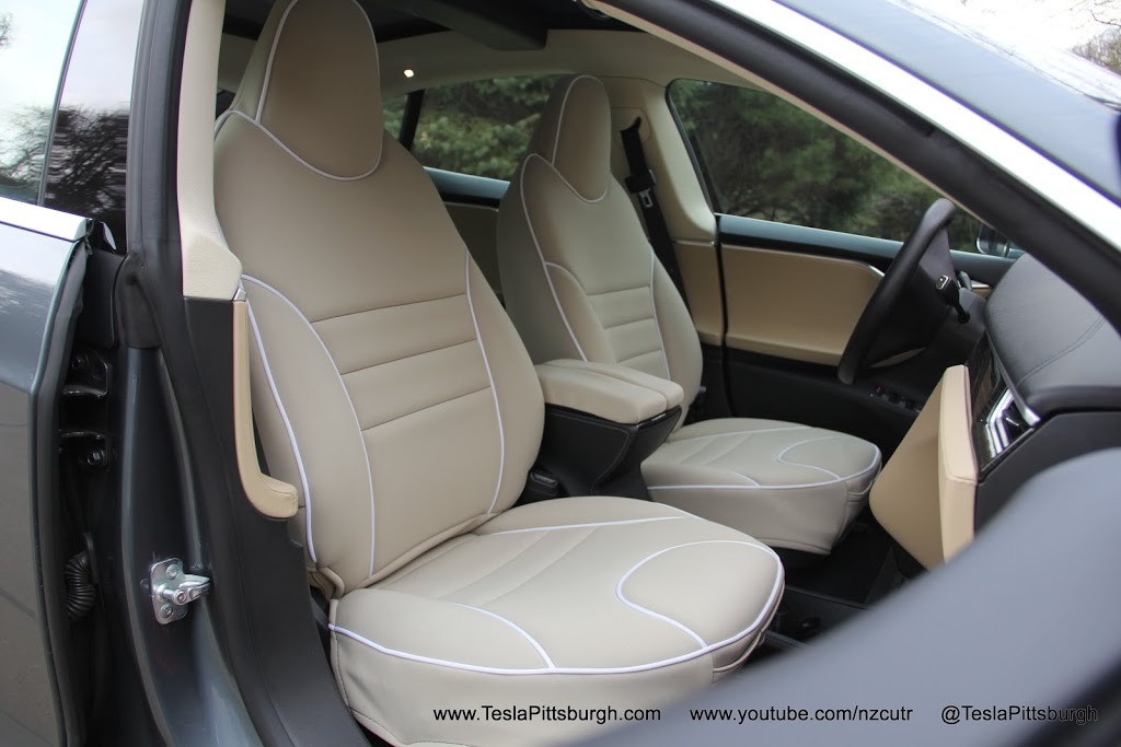 Tesla Model S front seat covers