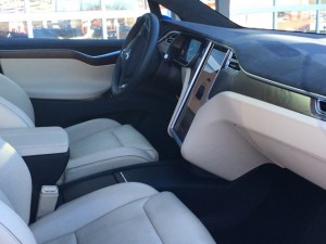 Model X Front Interior
