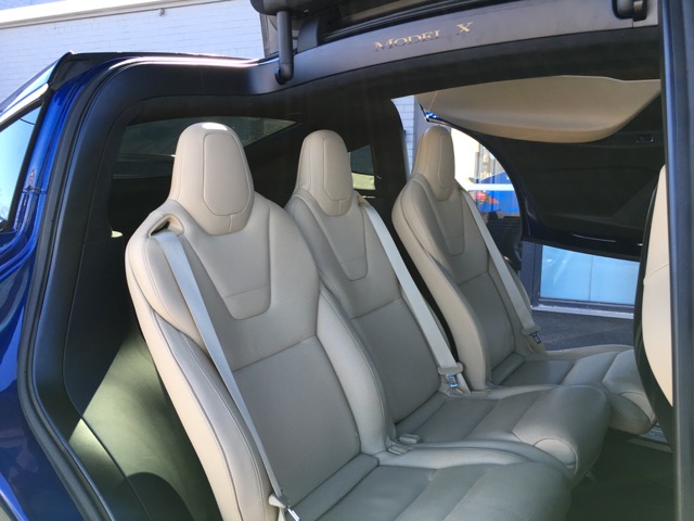 Model x discount cooled seats