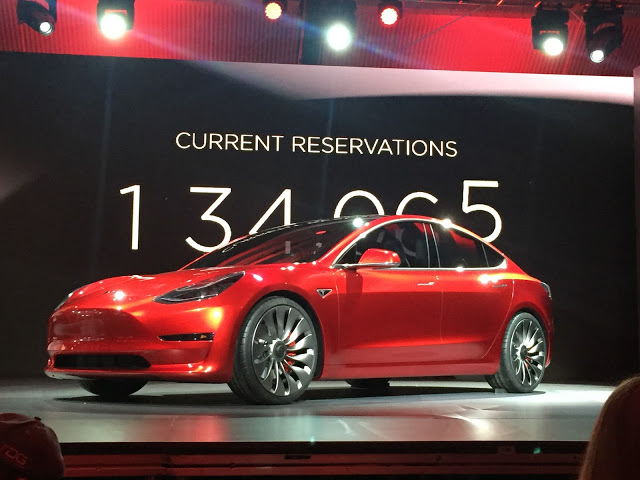 Red-Tesla-Model-3-Event-Stage