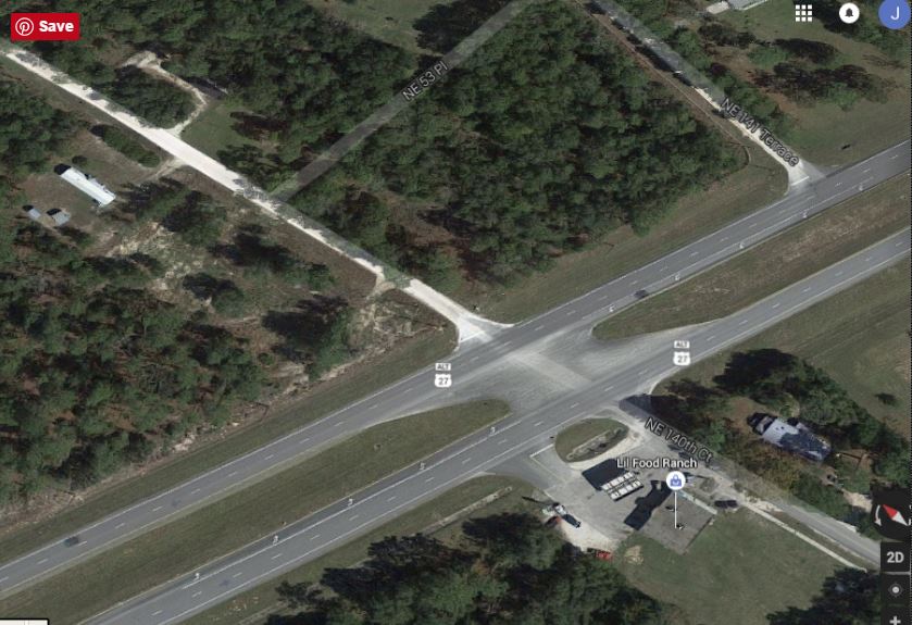 Tesla Model S Crash Site in Florida
