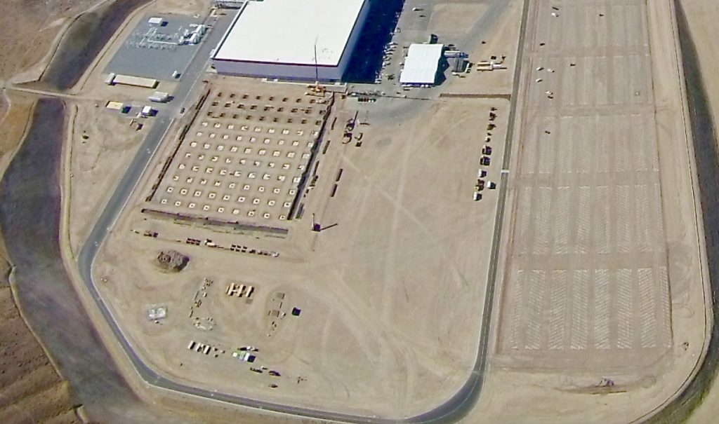 Tesla Gigafactory test track