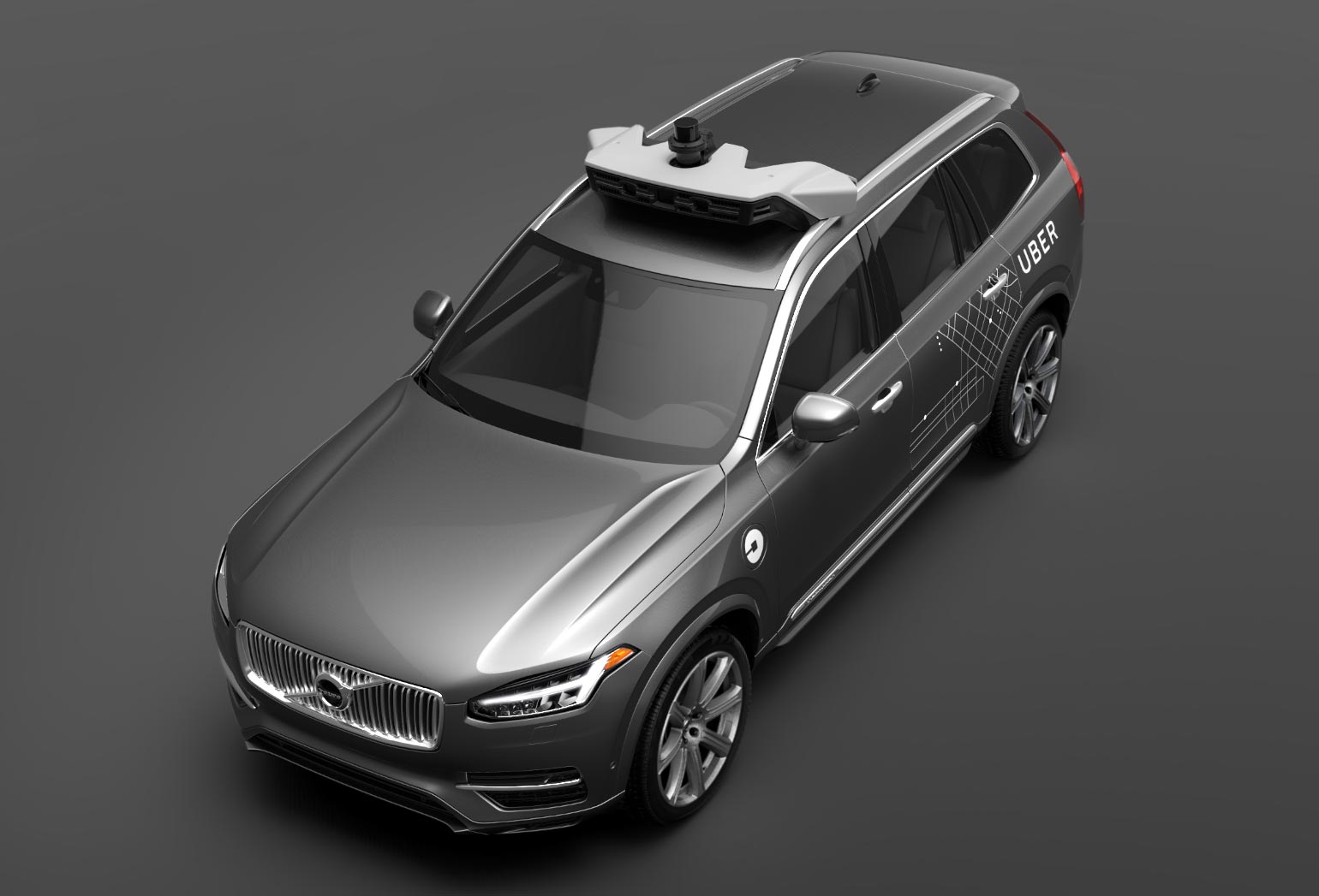 Uber self driving Volvo
