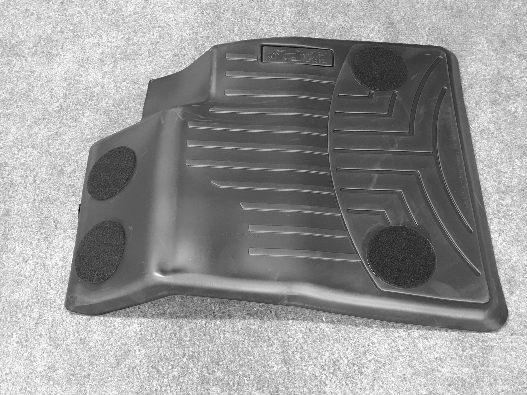 Driver side floor liner mat (Backside)