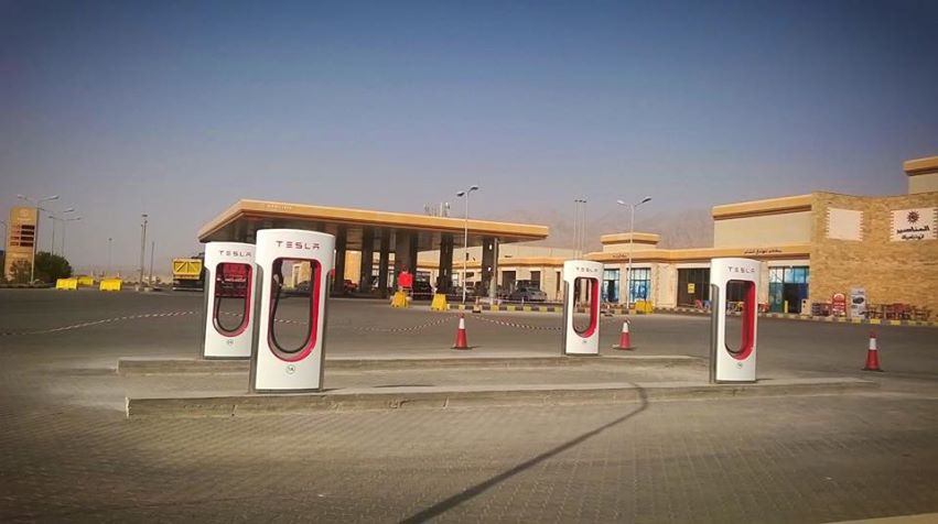 Tesla Supercharger in Jordan