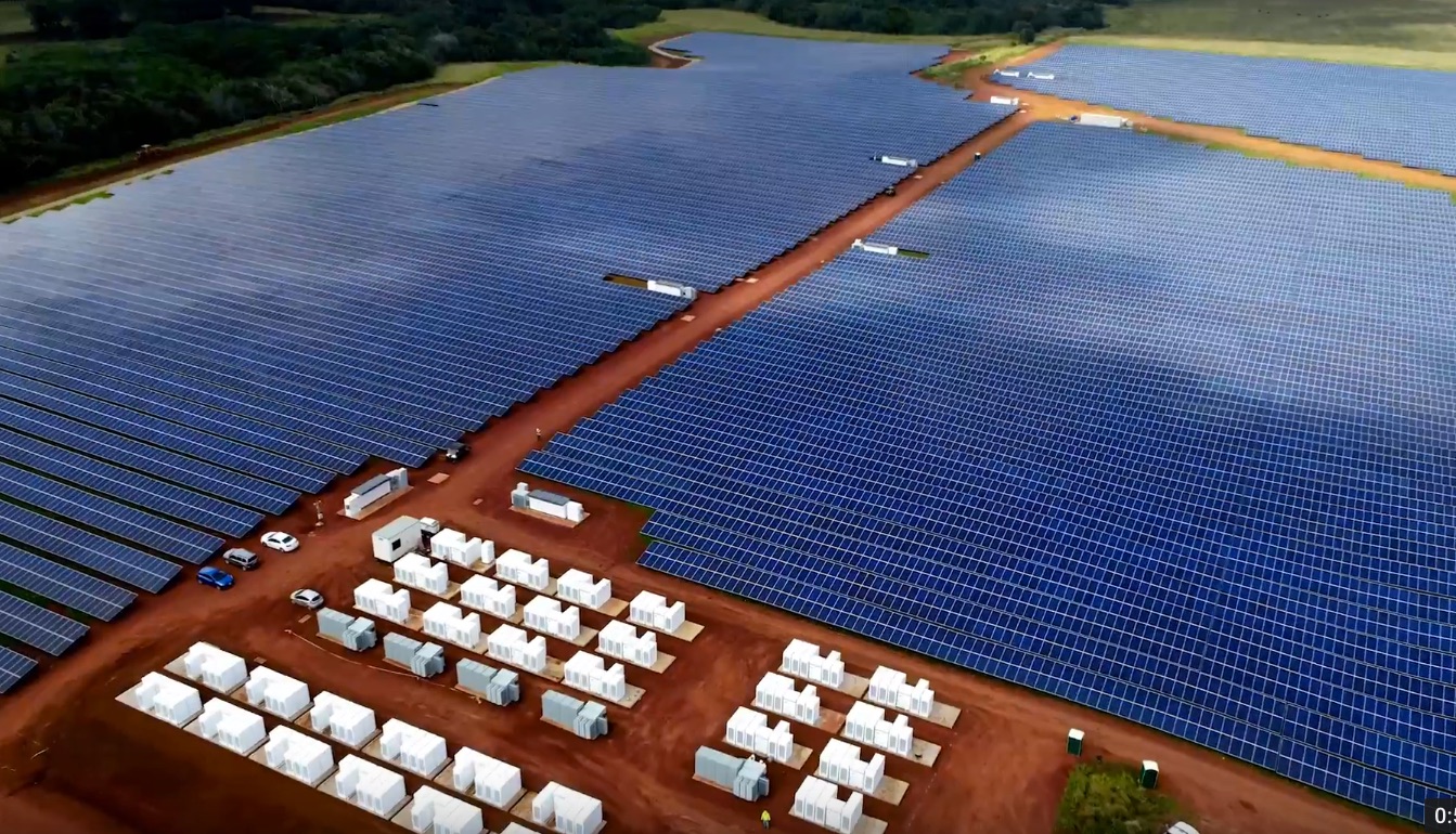 Tesla's Solar and Battery project in Kauai