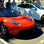 Tesla Roadster Red