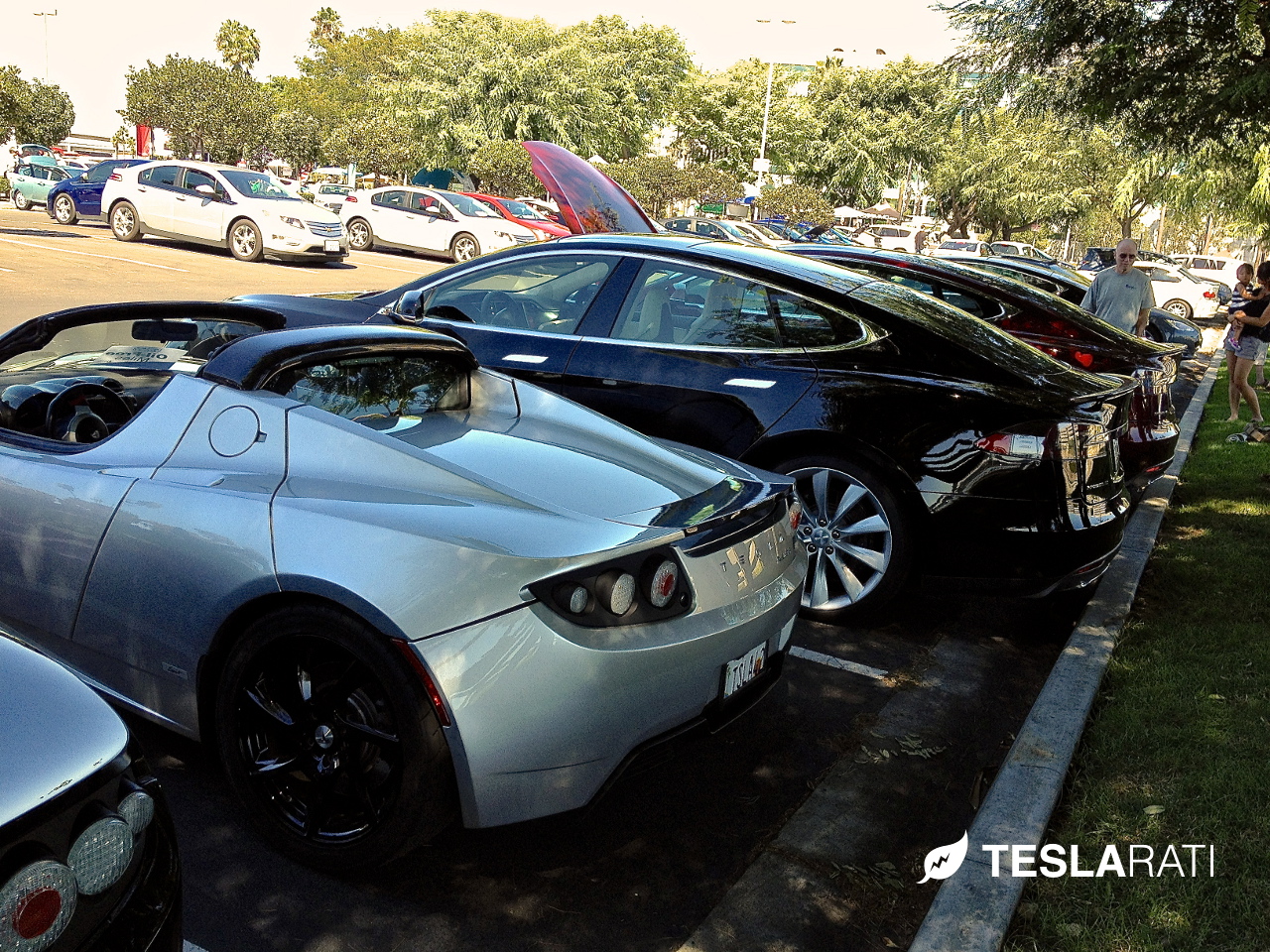 Tesla Roadster Silver