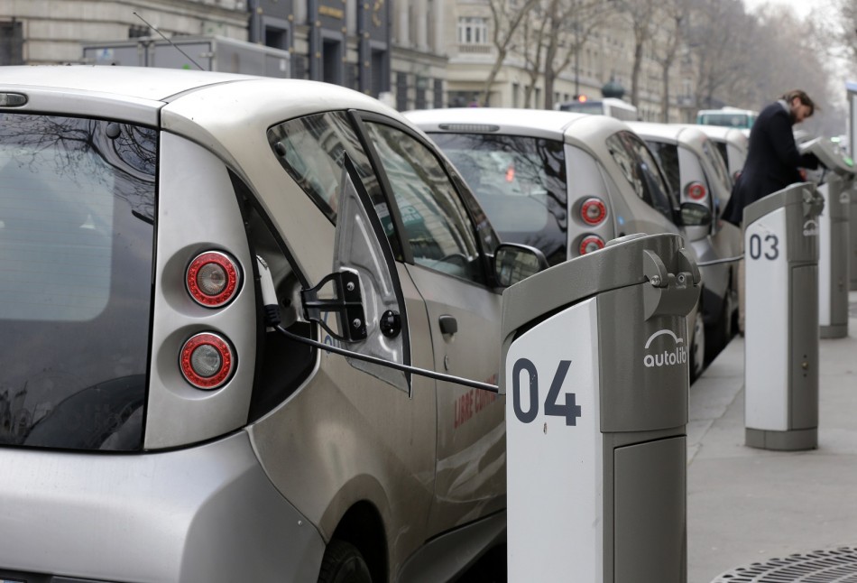 The electric car market is growing in the UK, with thousands of charging points across the country. (Reuters)