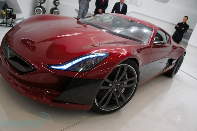 Rimac Concept One Car Show Front