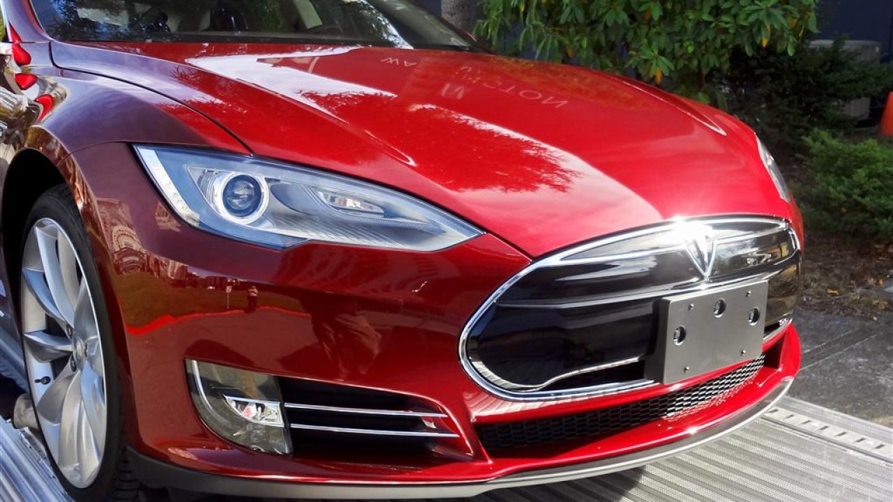 Tesla model s license sales plate frame