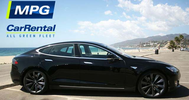 Tesla Rental MPG Car Rental Adds Tesla Model S to LA Fleet