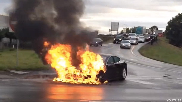 Tesla Responds To Model S Fire That Set Internet Ablaze