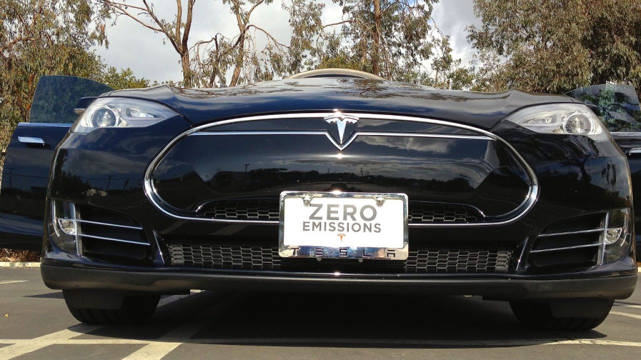 Model s license plate frame online