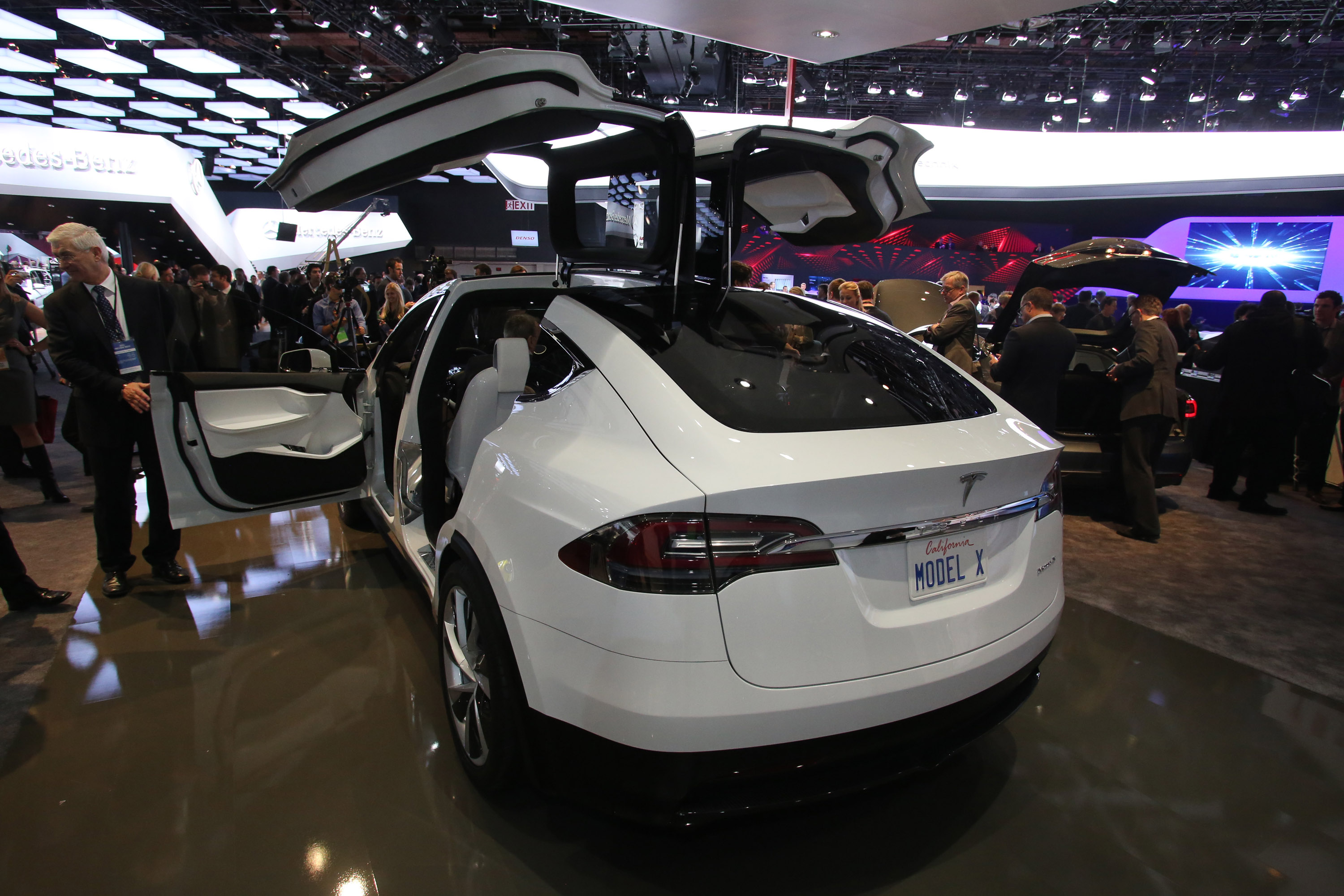 Tesla Model X Detroit 2013