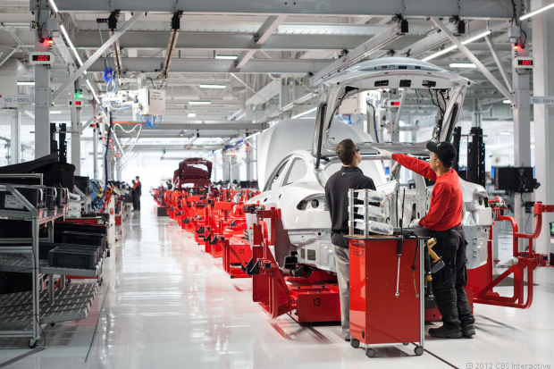 tesla fremont production