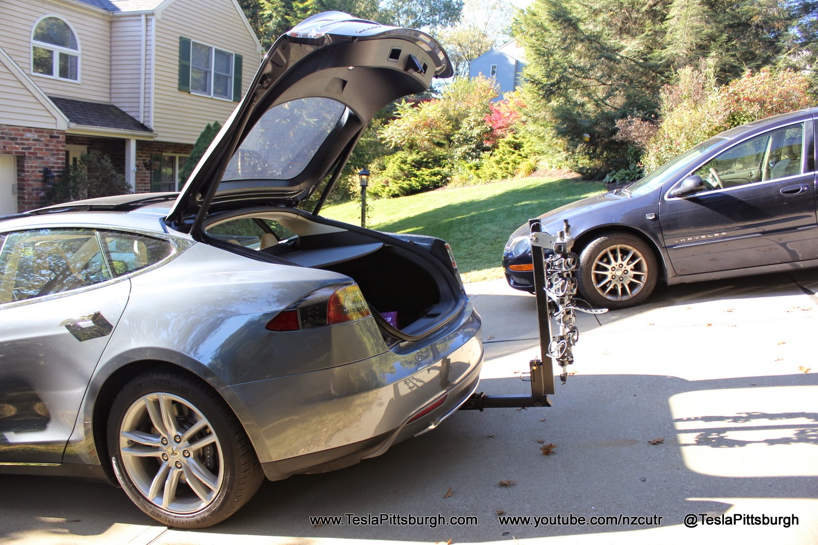 tesla model s bike rack