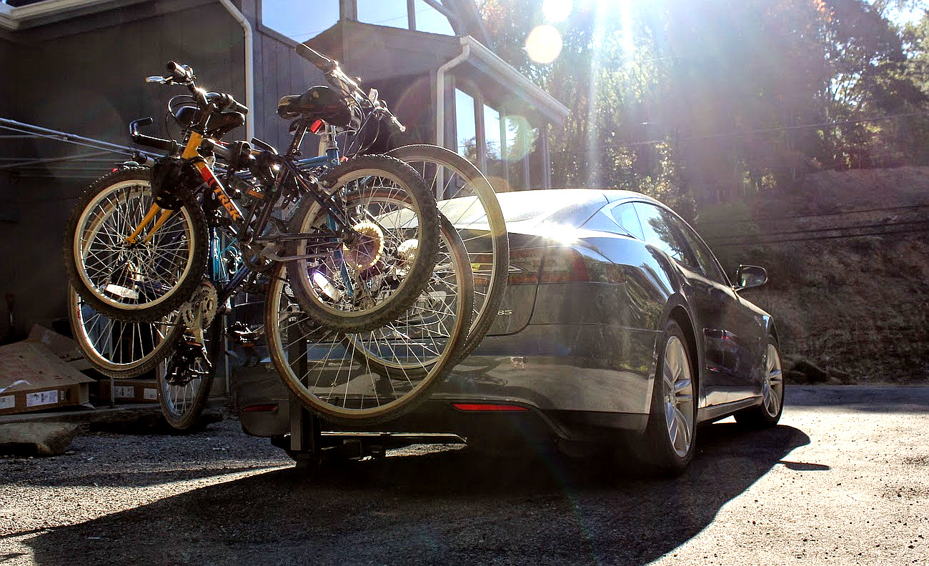 tesla model s bike rack