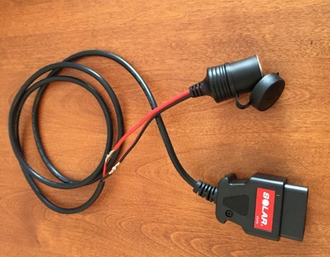 Re-assmbly of OBD-II 12V Power Adapter