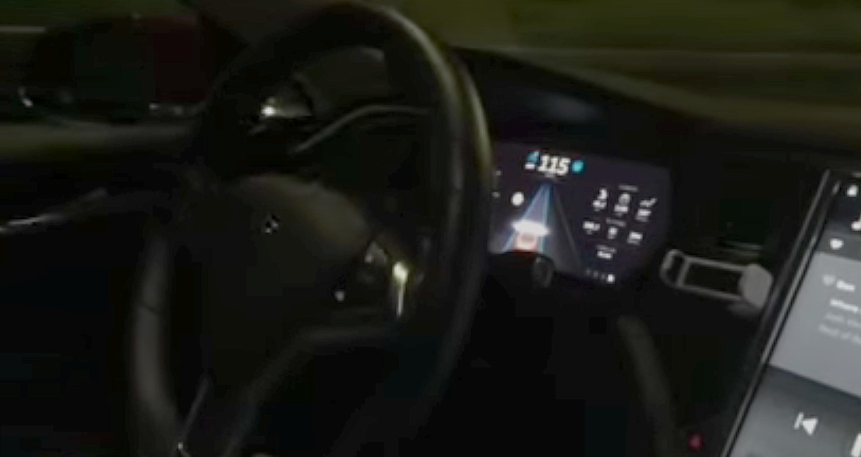 Tesla Version 7 with Auto-Steering