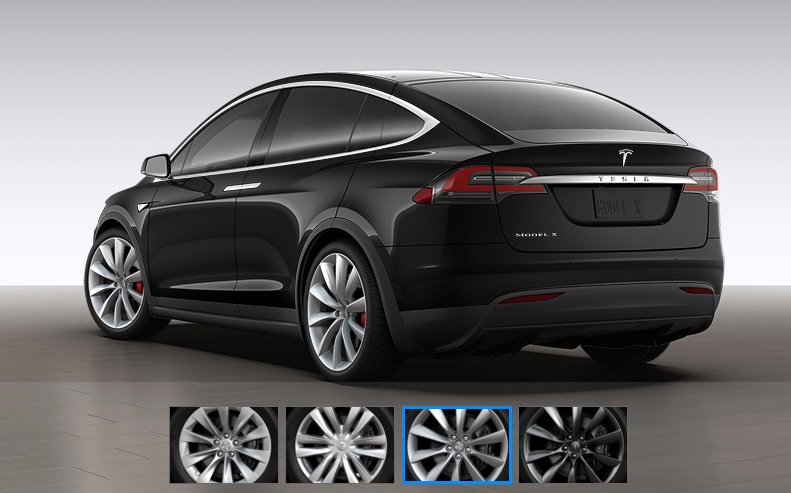 Black-Tesla-Model-X-22In-Silver-Turbine-Wheels-Side - Teslarati